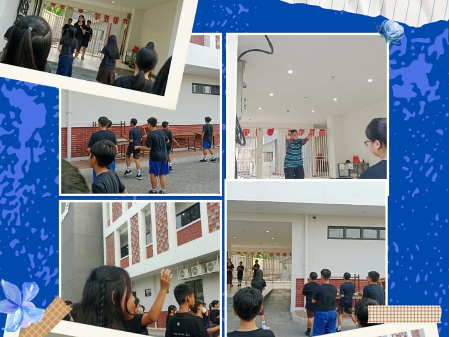 Pembiasaan Senam di SMP Strada Bhakti Mulia